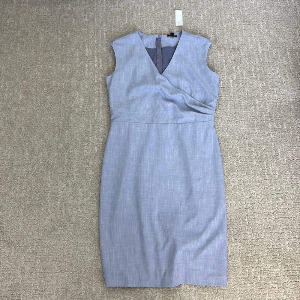 Ann Taylor Light Blue Midi Dress